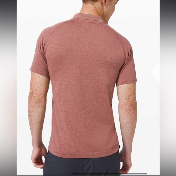 Lululemon Lululemon Metal Vent Tech Polo 2.0 White/ Chalky Rose Size XL - Picture 2 of 13
